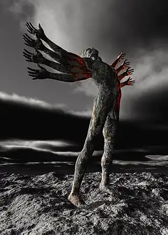  Marina Núñez. Pesa el aire (2), 2016. Infografía sobre aluminio.