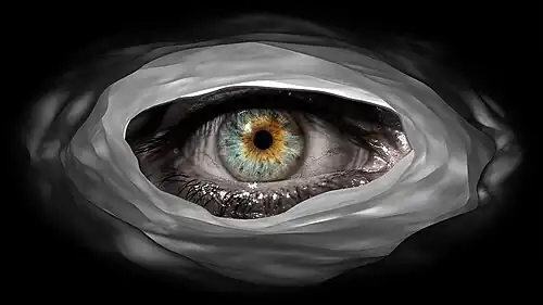 Marina Núñez. El fuego de la visión (Jesús), 2016. Vídeo monocanal, sonido, 1’ 50”.