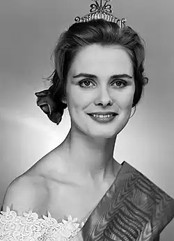 Miss Mundo 1957 Marita Lindahl Finlandia Finlandia.