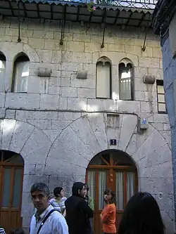 Fachada principal de torre Antxia, detalle