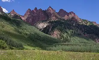 Montaña Sievers, cerca de Maroon Bells