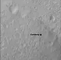 Lugar de aterrizaje del rover Curiosity en "Yellowknife" Quad 51 en Aeolis Palus en el cráter Gale.