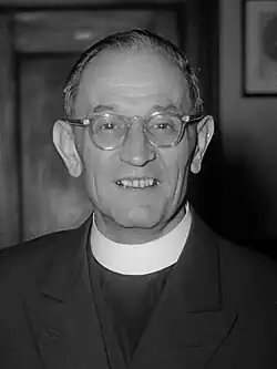 Martin Niemöller, cuya lapidaria descripción de la relación entre cristianismo y nazismo ha pasado a ser un tópico literario.
