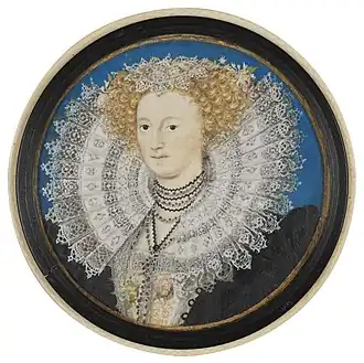Mary Sidney, condesa de Pembroke h. 1590