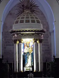 Imagen de Nuestra Señora de las Nieves, patrona de la isla de Ibiza.