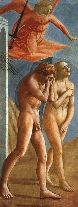 Expulsión del Paraíso, de Masaccio (1426-1427)