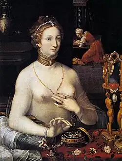 Escuela de Fontainebleau. Diana en el baño. c. 1590. Museo de Bellas Artes de Dijon.