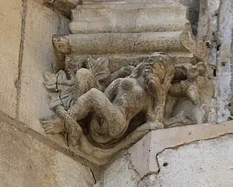 Masturbation. Hôtel-de-Ville de Saint-Quentin. Saint-Quentin, France. Between 1331 to 1509.