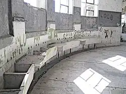 Interior del matadero de Guaminí