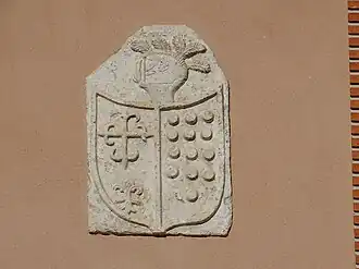 Calle del Torrejón, 24. Heráldica de los Arévalo