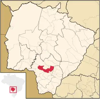 Localización del Municipio de Dourados
