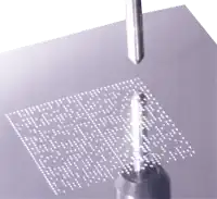 Datamatrix por micropercusión