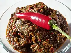 Ajika, salsa picante de la cocina caucásica