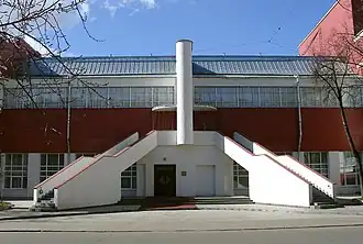 Club de la fábrica de Svoboda, Moscú (Konstantín Mélnikov, 1927)