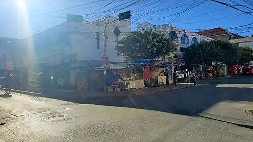 Vista desde el cruce Junín con Ravelo