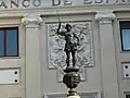 Estatua de Mercurio en la Plaza de San Francisco, del siglo siglo XVIII
