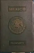 Pasaporte mexicano emitido en 1981