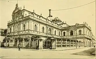 El templo en 1918.