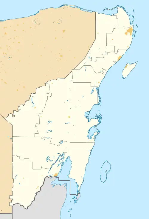 Chetumal ubicada en Quintana Roo