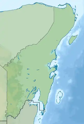 Cobá ubicada en Quintana Roo