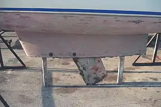 Quilla con orza abatible