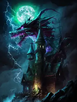 Midjourney puede generar imágenes con elementos de fantasía.