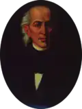 Lideró a los pobres, Miguel Hidalgo y Costilla 1753-1811 (jesuita), en 1810 (con "Mueran los gachupines", como llamaban los españoles criollos a los recién llegados). En 1820 se rebela el capitán masón Rafael del Riego con las primeras tropas destinadas a luchar en América (15 000 veteranos, en América sólo había 4000), obligando al rey a firmar la constitución, es el trienio liberal, las logias masónicas luchan por el poder. En 1820 Portugal lucha contra la ocupación inglesa.