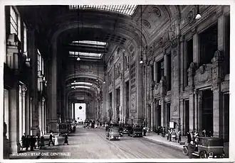 Estación Central de Milán (Galleria delle Carrozze)