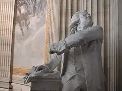 Mirabeau en el Panteón de París.