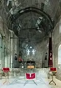 Interior de la iglesia.