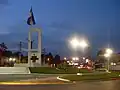 Monumento Constitución de noche