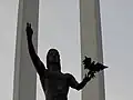 Monumento Cristo de La Paz manos