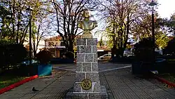 Busto en Plaza de Armas, Angol - Chile.