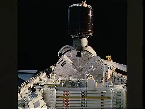 Despliegue del satélite artificial Morelos II