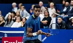 Mpetshi Perricard durante Torneo de Lyon 2024