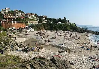 Playa de Muíños de Fortiñón.