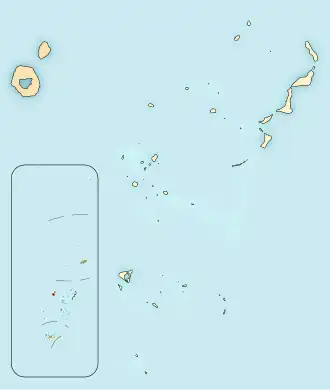 Nomuka ubicada en Mu'omu'a