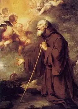 Francisco de Paula, fundador de la Orden de los Mínimos en el siglo XV.