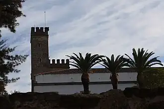 Vista desde el interior de la alcazaba.