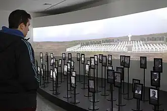 Memorial del cementerio de Darwin.