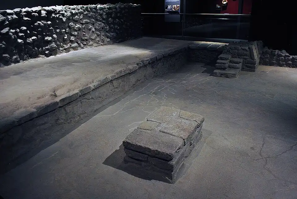 Patio de la etapa VII del calmecac