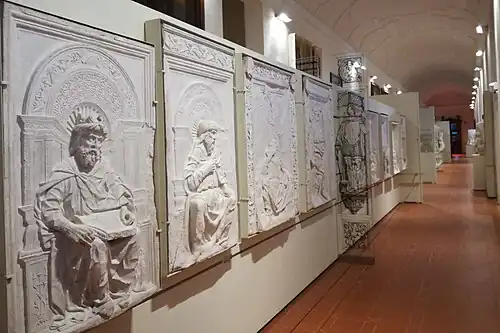 La galería de yeso.