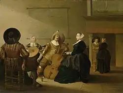 Compañía de música en un interior (1630), Rijksmuseum, Ámsterdam