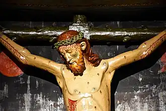 Cristo gótico. Sandoval de la Reina, siglo XV.