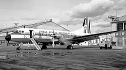 NAMC YS-11 de LANSA en el Aeropuerto Internacional de Oakland (1967)