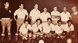 Nacional, ganador de la Copa Montevideo 1953