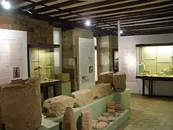 Sala norte, dedicada a la arqueología romana.