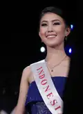 Miss Indonesia 2016 Natasha Mannuela Halim, de Bangka-Belitung