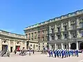 Celebración de la Fiesta Nacional en el patio exterior del Palacio Real de Estocolmo (2013)