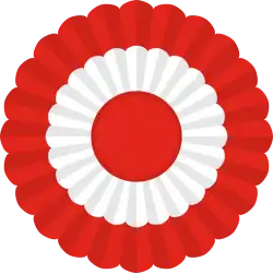 Escarapela Nacional del Perú sin cintas (versión 1).